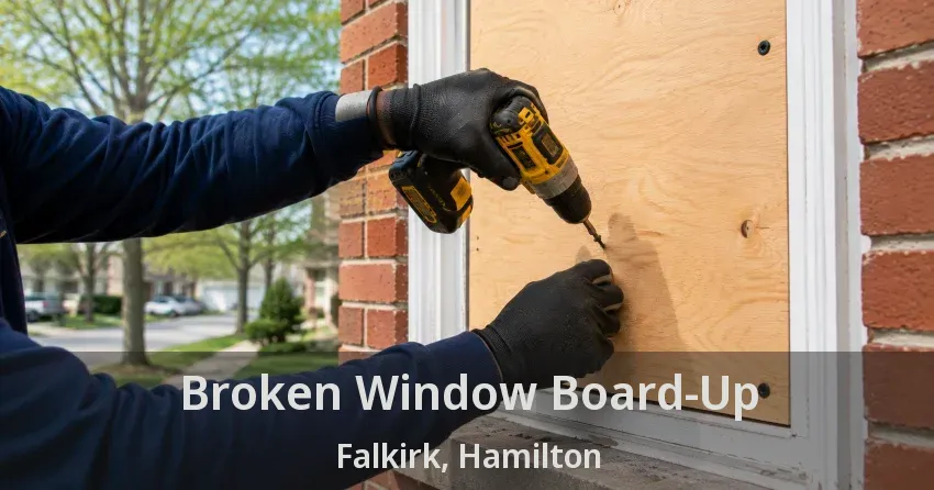 Broken Window Board-Up Falkirk, Hamilton - ON