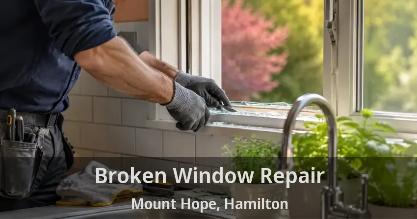 Broken Window Repair Mount Hope, Hamilton - ON