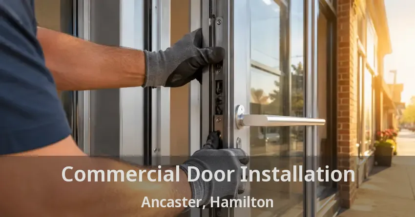 Commercial Door Installation Ancaster, Hamilton - ON