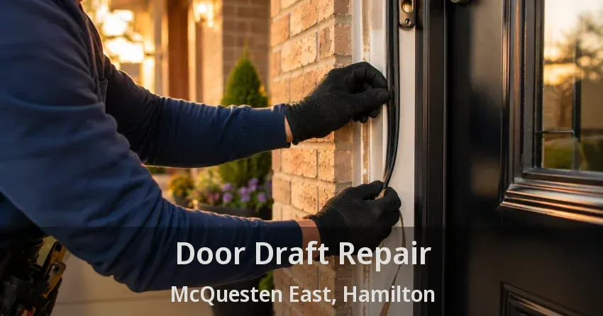 Door Draft Repair McQuesten East, Hamilton - ON