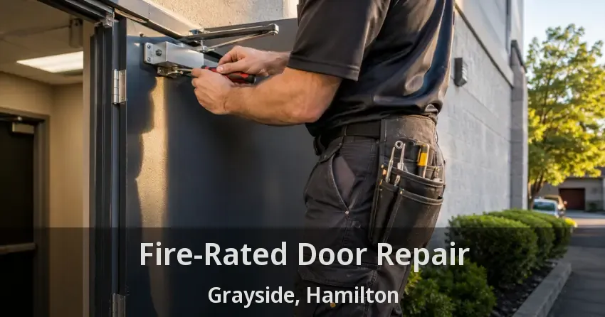 Fire-Rated Door Repair Grayside, Hamilton - ON