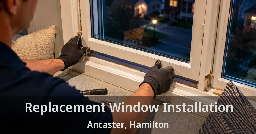 Replacement Window Installation Ancaster, Hamilton - ON
