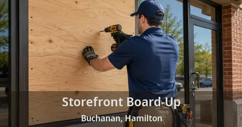 Storefront Board-Up Buchanan, Hamilton - ON