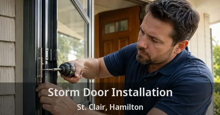 Storm Door Installation St. Clair, Hamilton - ON