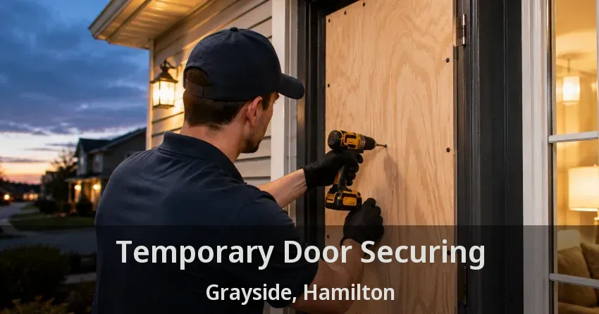Temporary Door Securing Grayside, Hamilton - ON