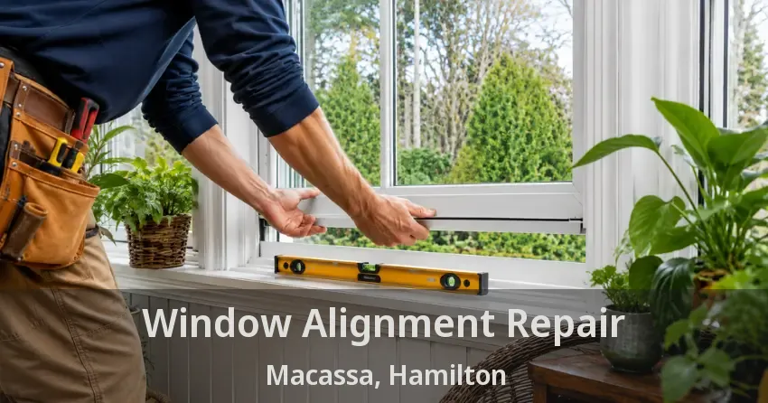 Window Alignment Repair Macassa, Hamilton - ON