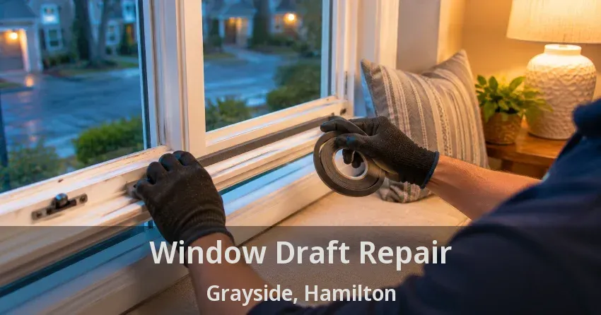 Window Draft Repair Grayside, Hamilton - ON