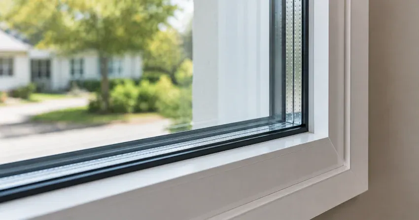 technician replacing window weatherstripping in Raleigh, Hamilton home