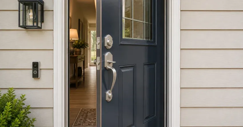 energy-efficient exterior door upgrade installation in Grayside, Hamilton
